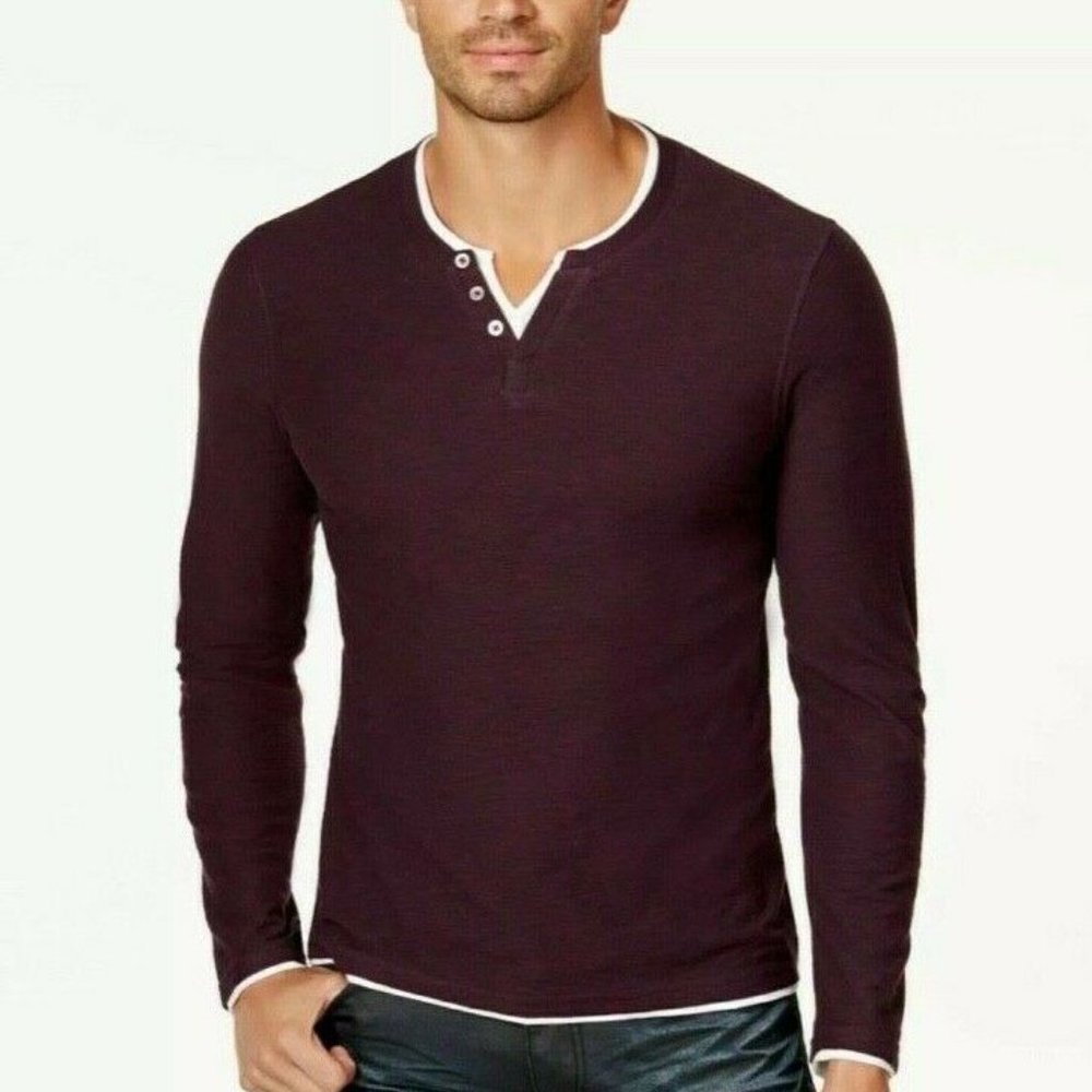 🔴 3/$15 INC International Concepts  Henley 3XL